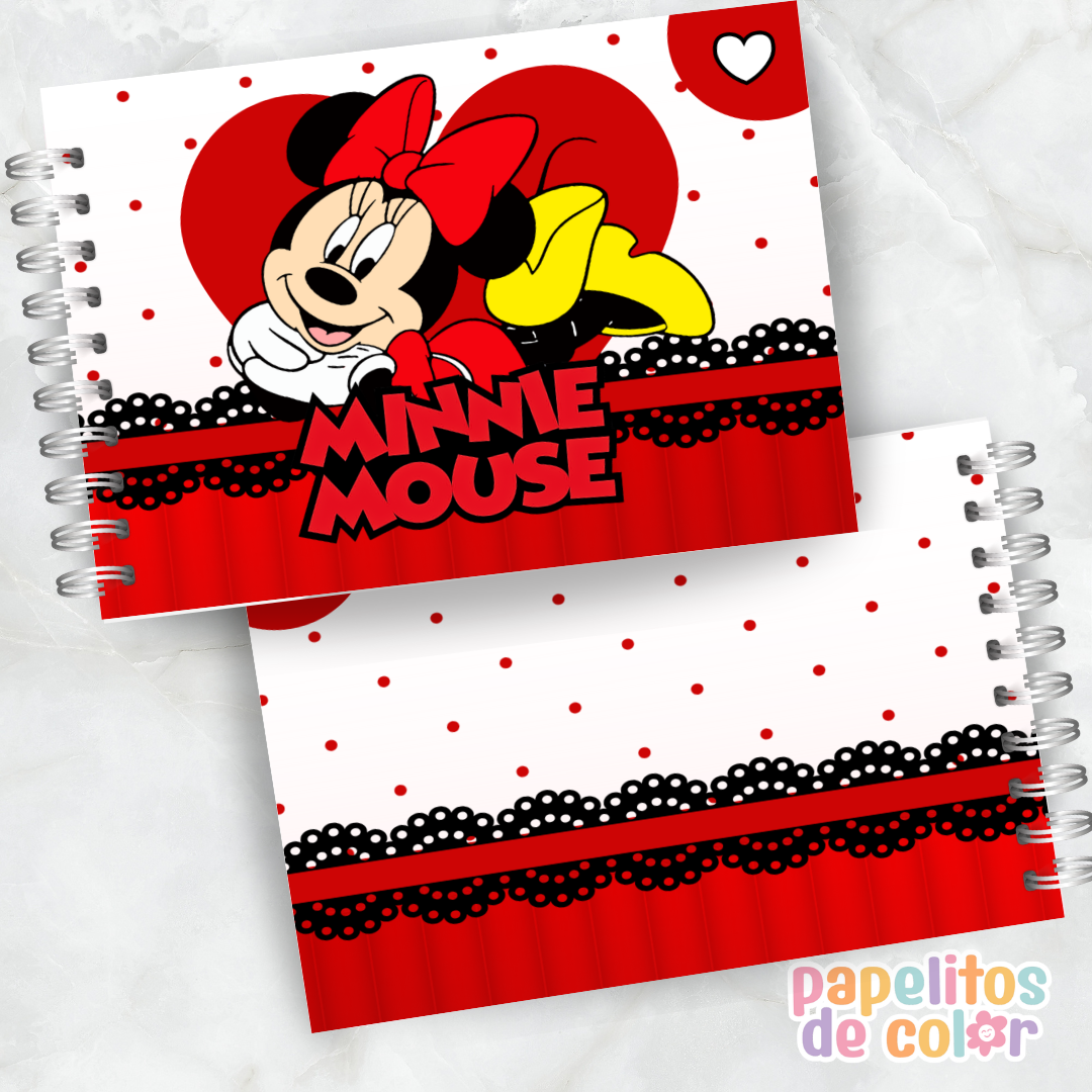 🎀🎶 Libro para pintar Minnie Mouse 💖🎨