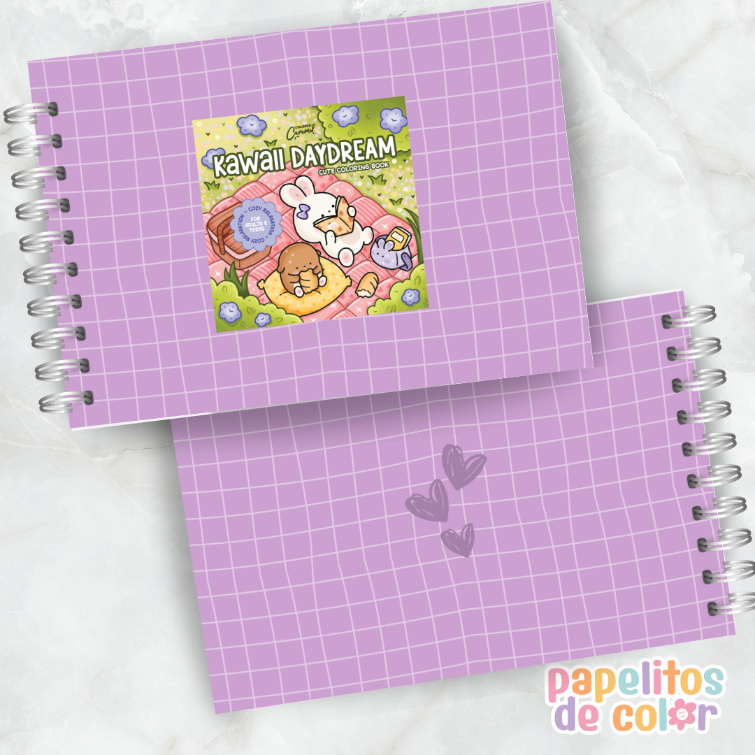 🎨💖Libro para pintar Kawaii Day Dream 🌈💭✨