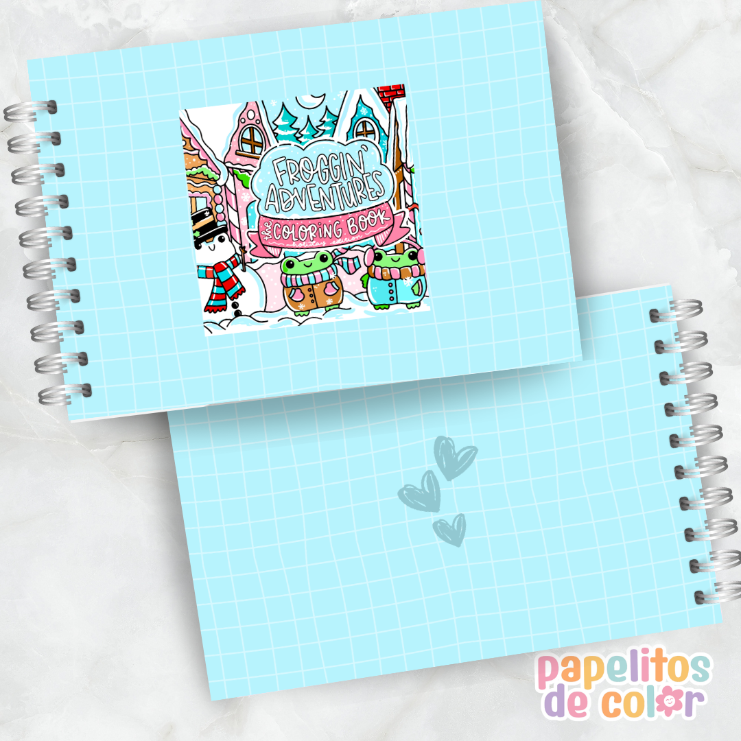 🐸✨ Libro para Pintar Froggin Adventure 🎨🌿