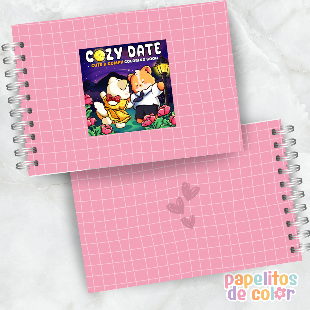 🎨Libro para pintar Cozy Date Vol. 2 💕🕯️✨