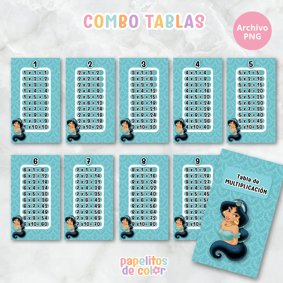 📚✨ Tablas para Multiplicar – Vol. 8 ✨📚