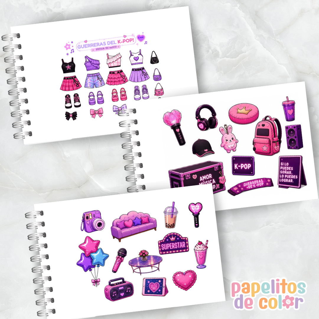 🎤💜 ¡Paper Dolls K-Pop! ✨🎶