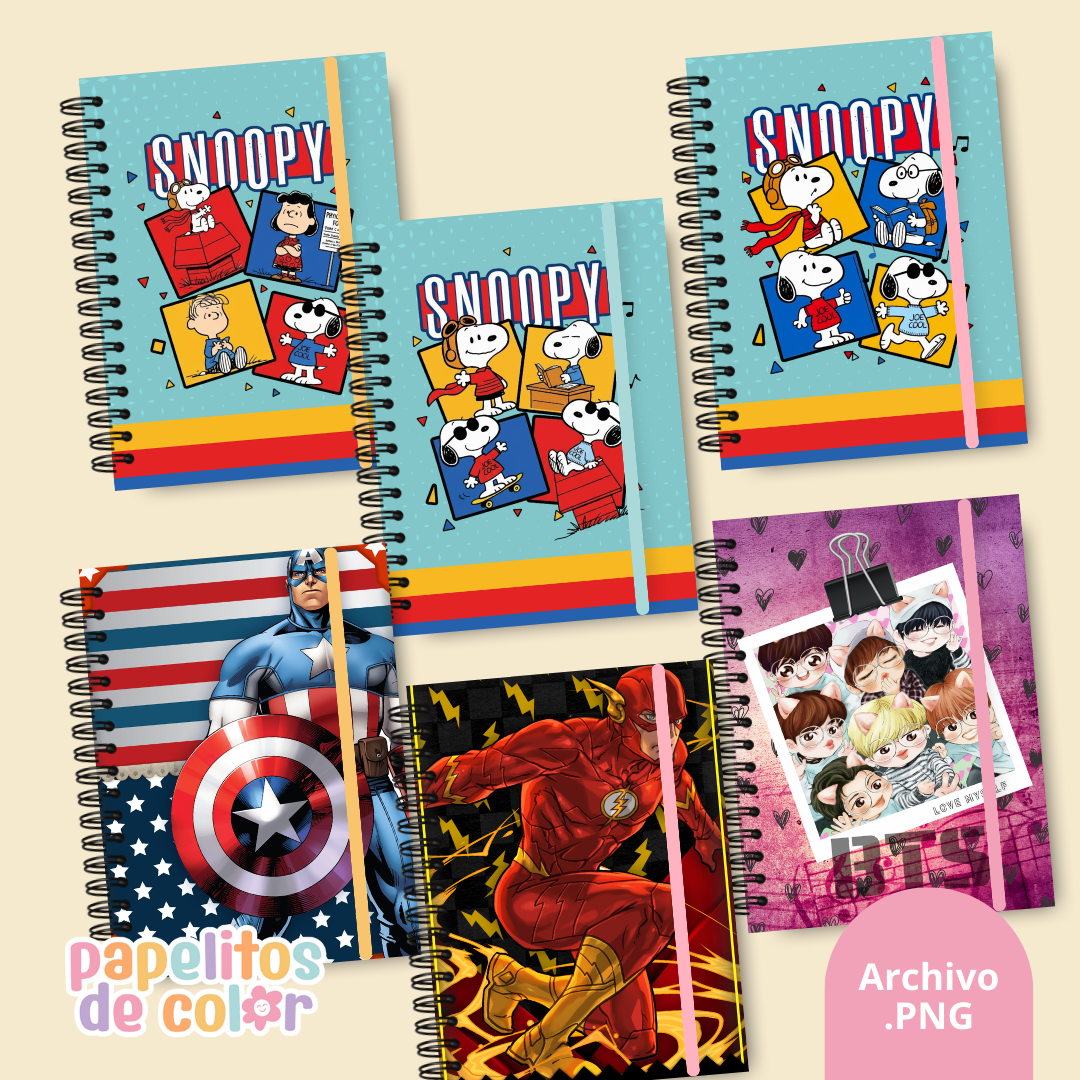 📚 Combo Portadas Personajes – Vol. 1 🎨💖