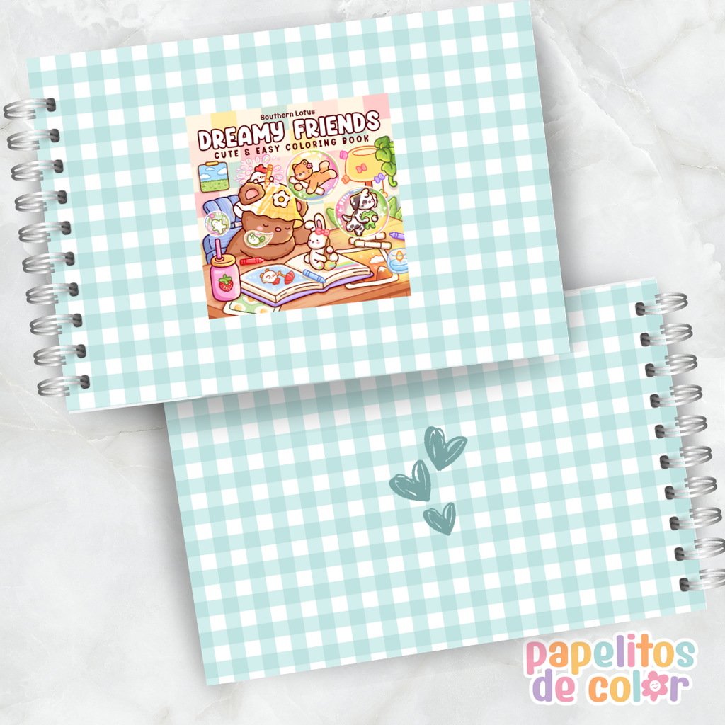 🌙✨ Cuaderno para pintar dreamy friends ✨💖