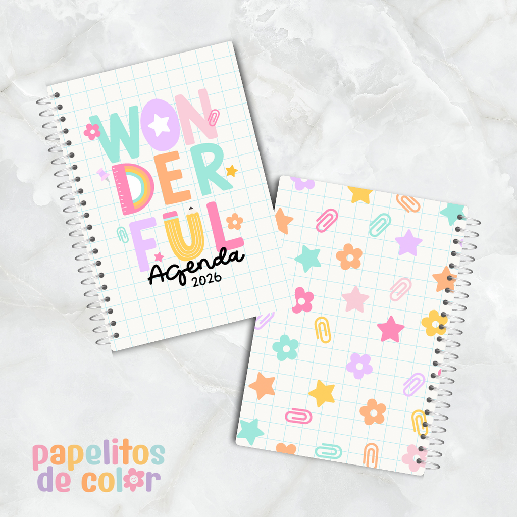 Agenda Wonderfull 2026  🌟✨