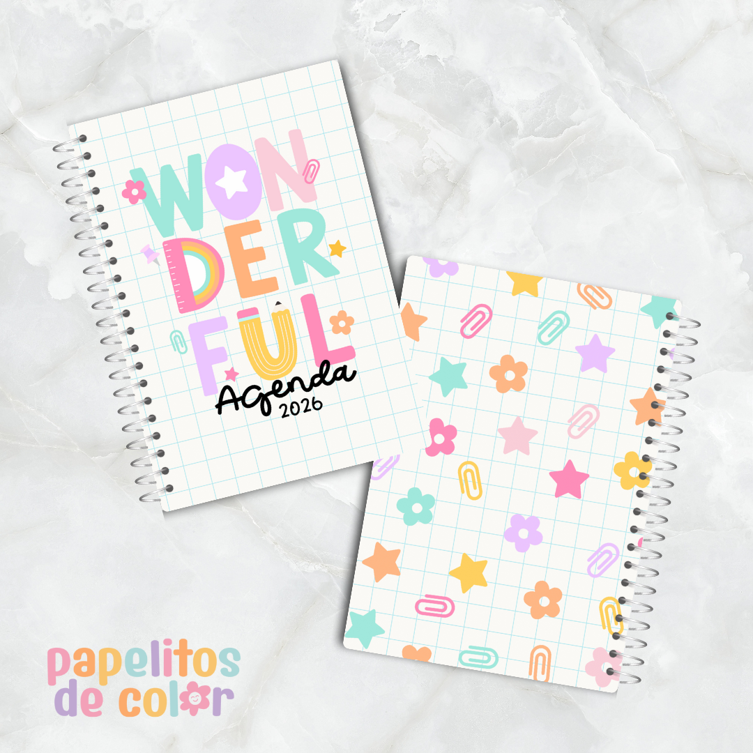 Agenda Wonderfull 2026  🌟✨