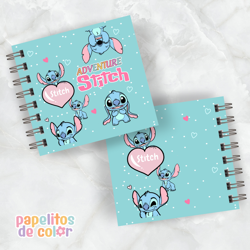 💙 Libro para Pintar – Stitch