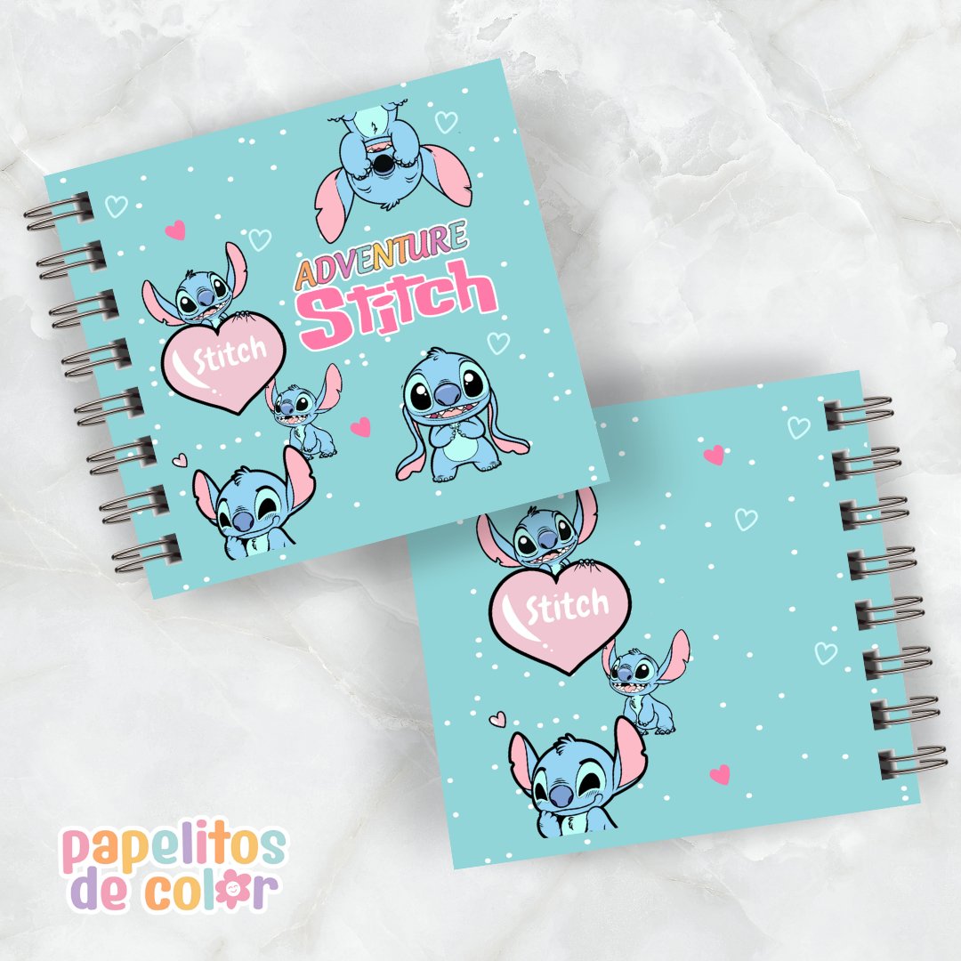 💙 Libro para Pintar – Stitch
