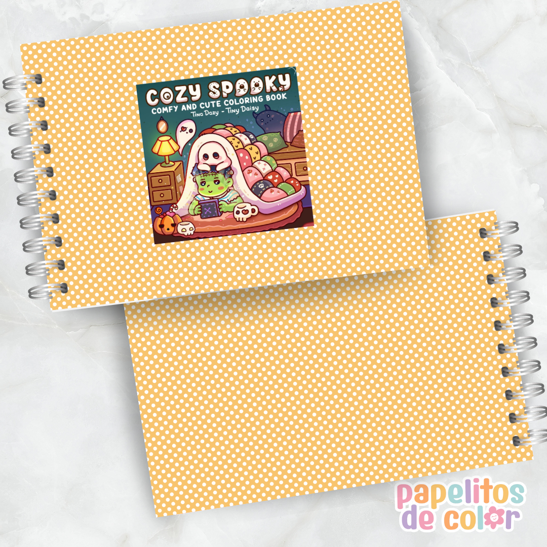 👻🕯️ Libro para Pintar Cozy Spooky ✨🎨