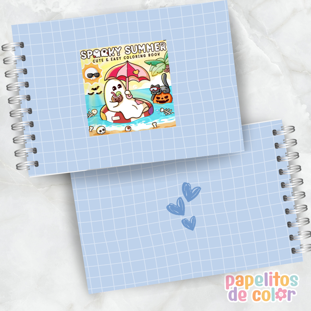 🎃 Cuaderno para Pintar Spooky Summer☀️✨