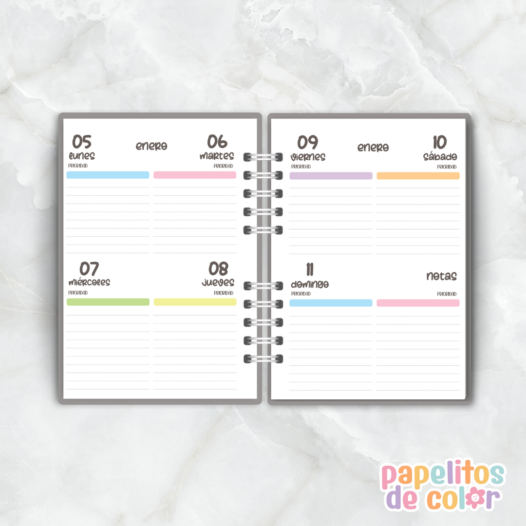 ✨ Agenda Charletas Semanal 2026 💬🩷