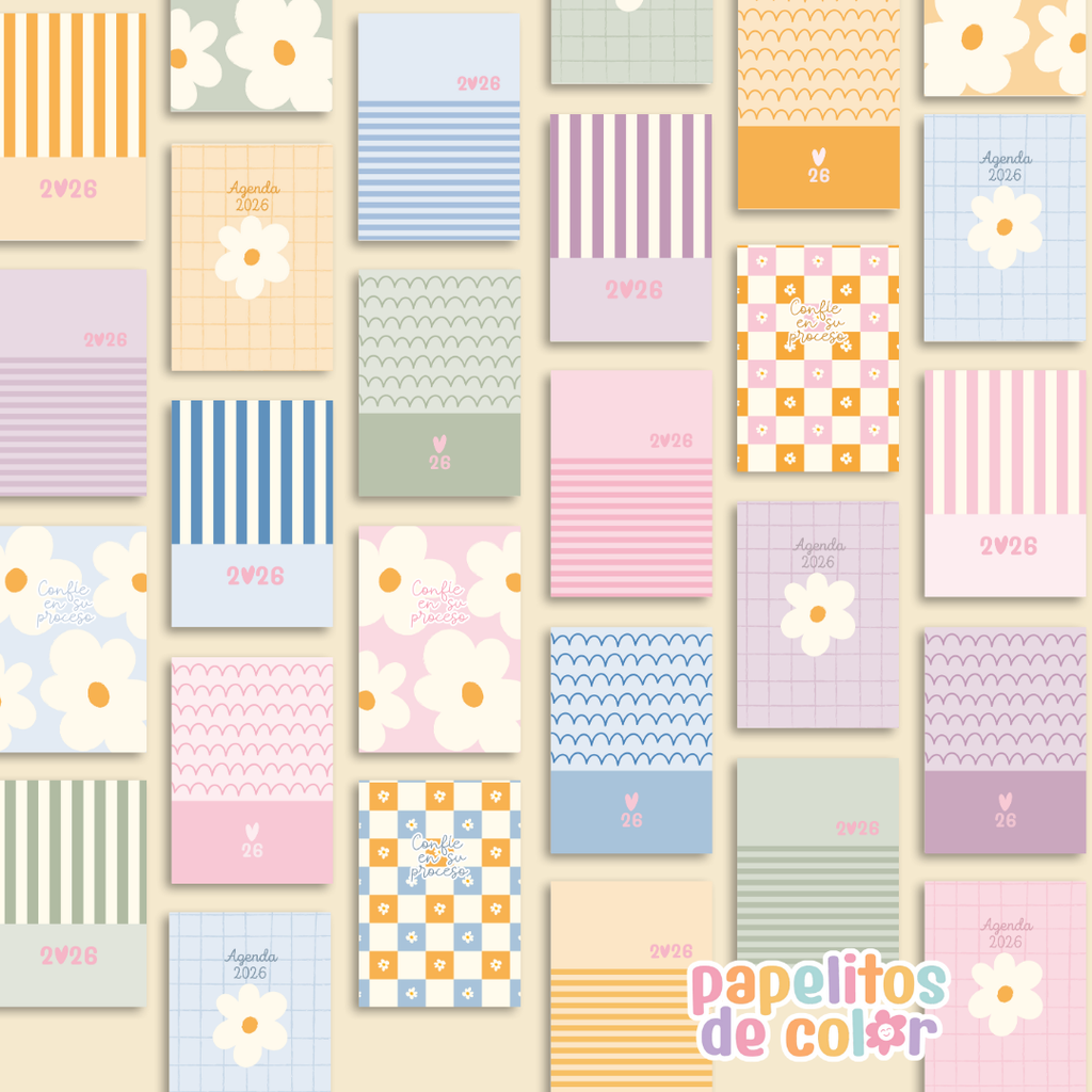 Pack 25 Portadas Agendas – Kit 7