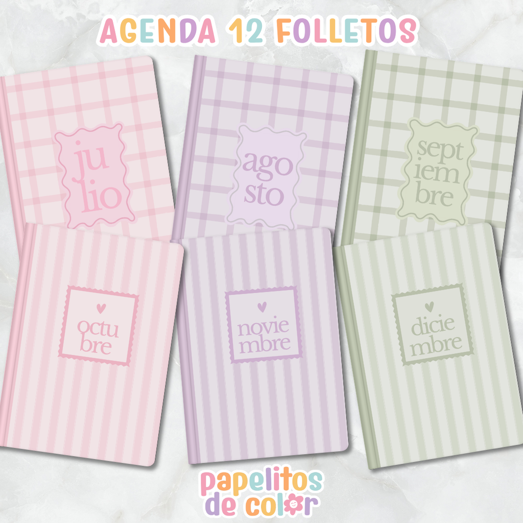 🌷 Agenda Delicada – Estilo Folleto 2027 🌷