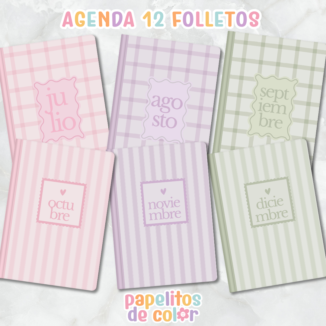 🌷 Agenda Delicada – Estilo Folleto 2027 🌷