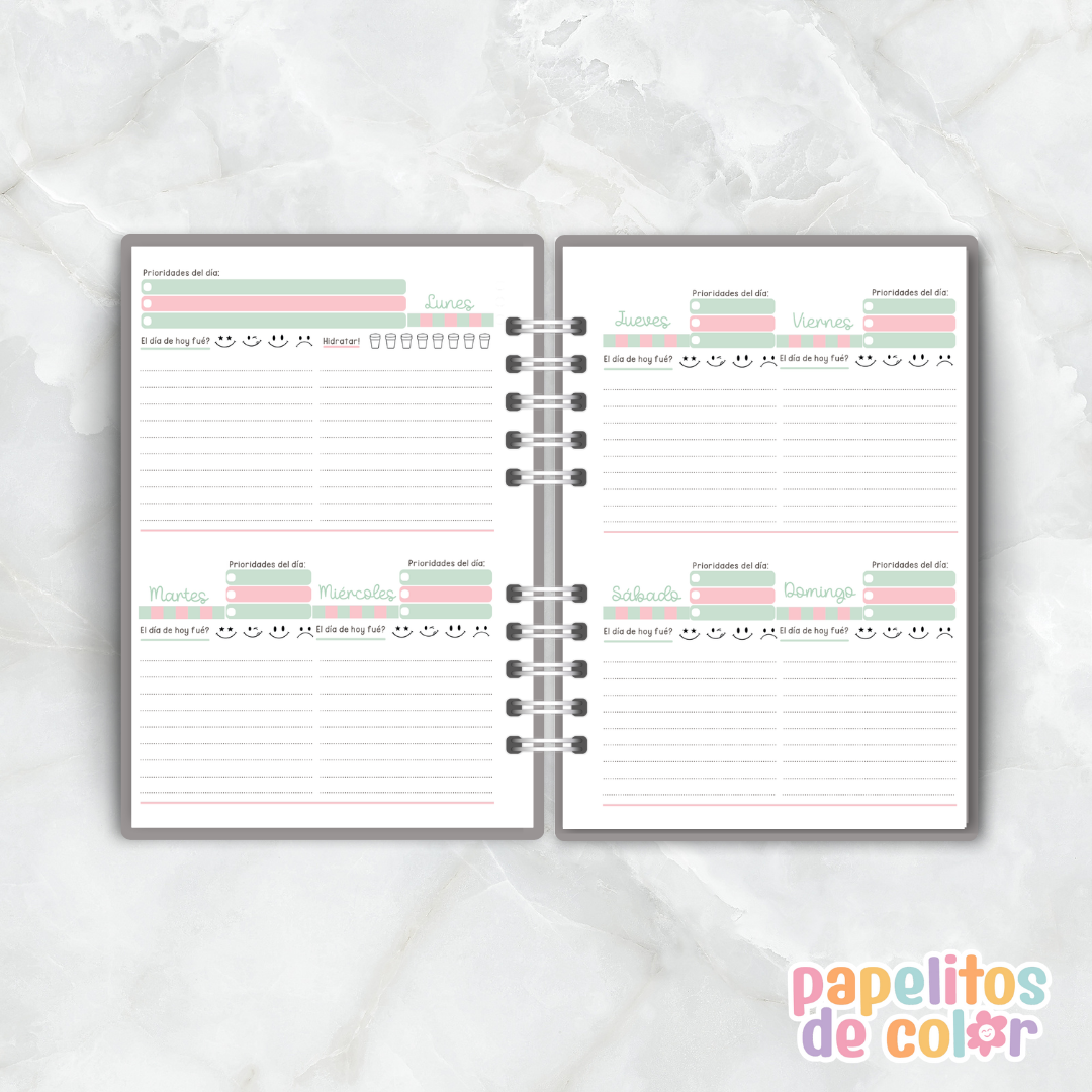 📒✨ Agenda Perpetua Rayas  ✨📒