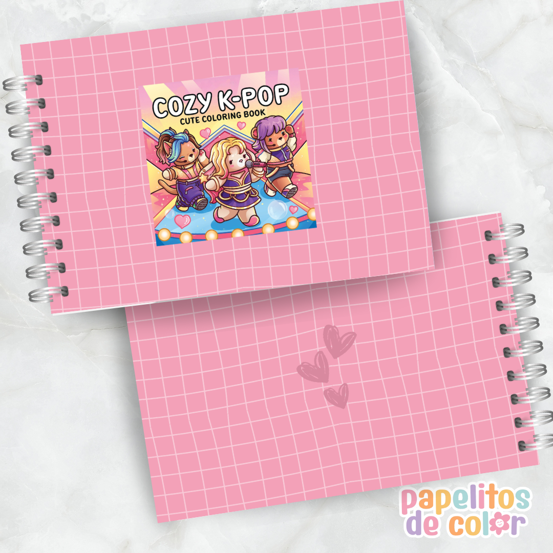 🎶✨ Libro para Pintar Cozy K-Pop 🎨💖