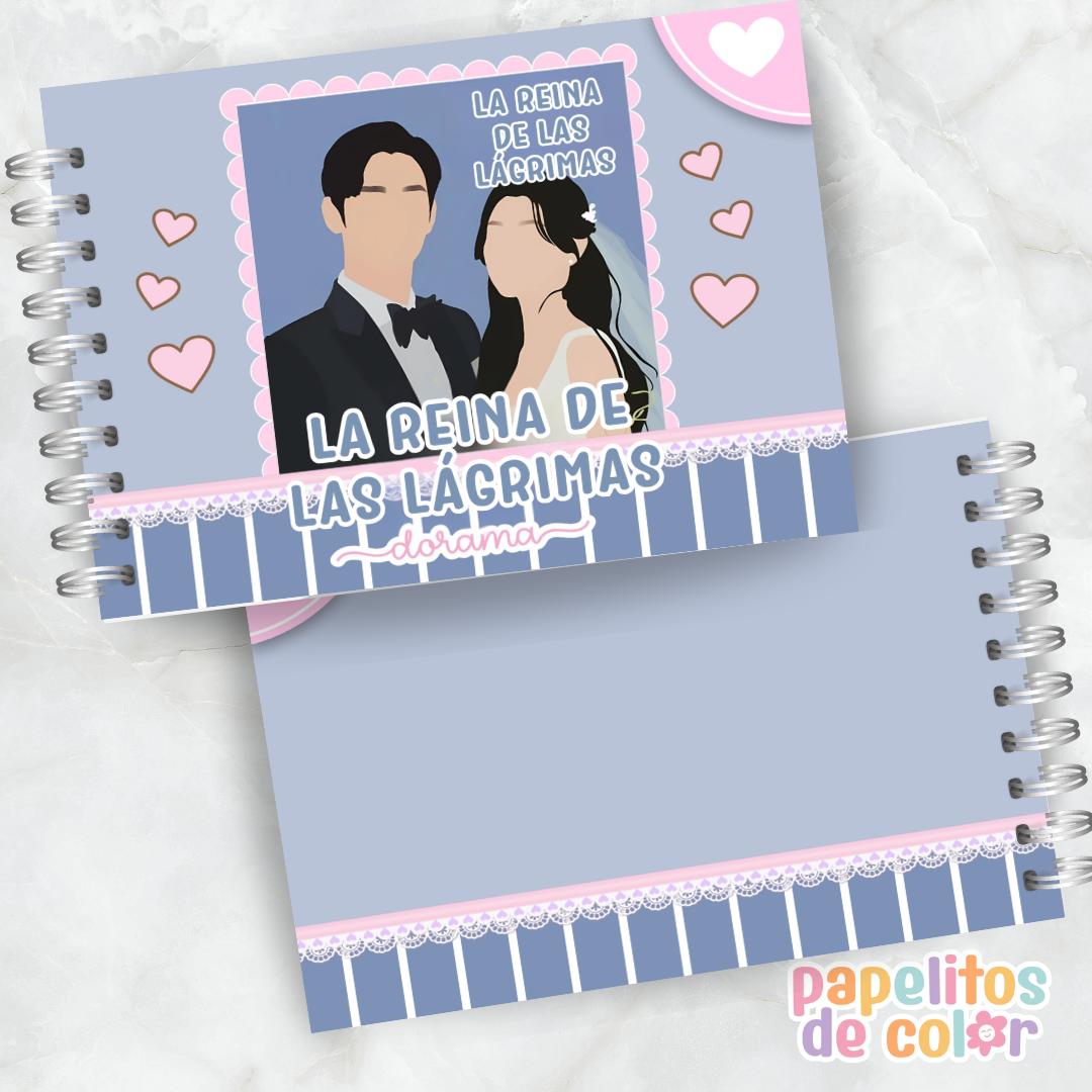 🎶 Libro para pintar La Reina de las Lágrimas 🎨