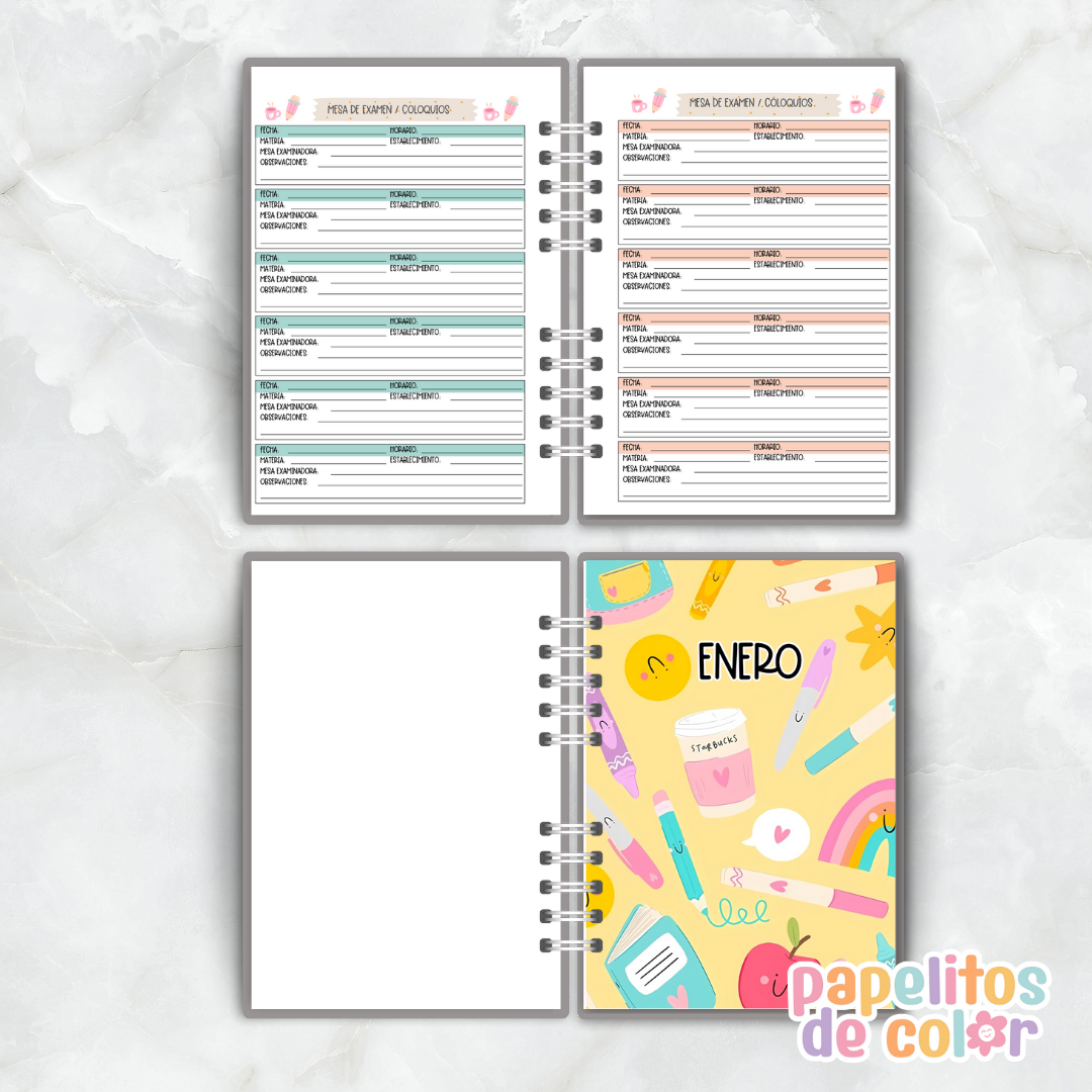 Agenda Docente 2026 ✏️📚✨