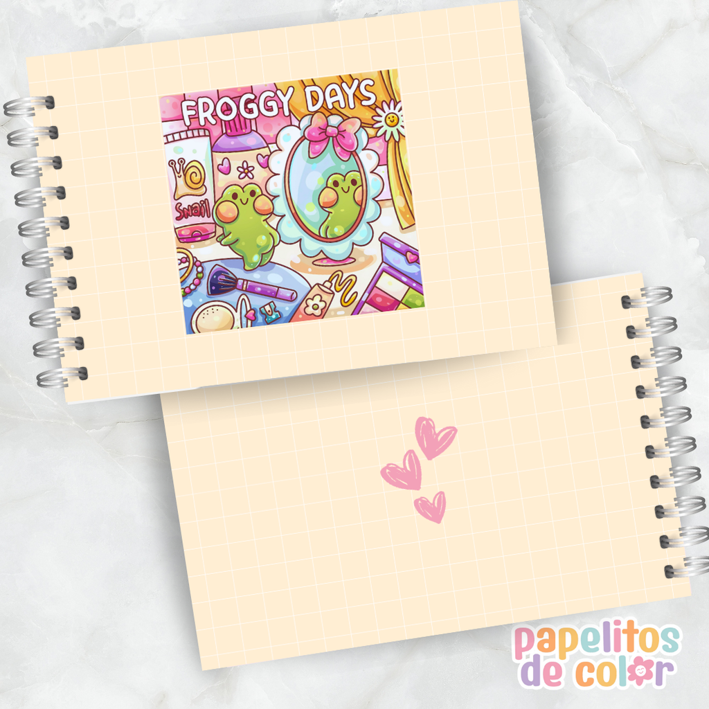 🐸 Libro para Pintar – Froggy Days