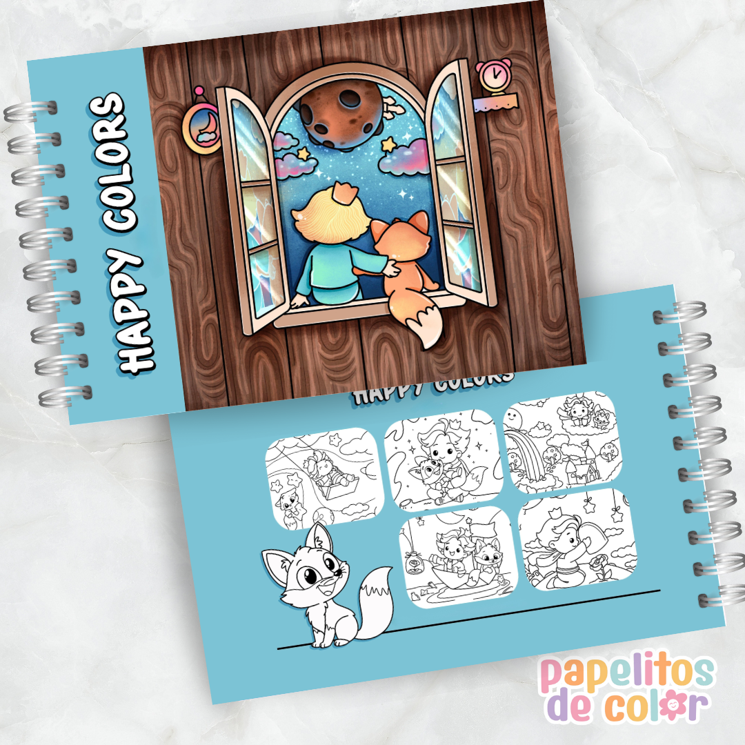 📘 Libro para Pintar – El Principito🌙