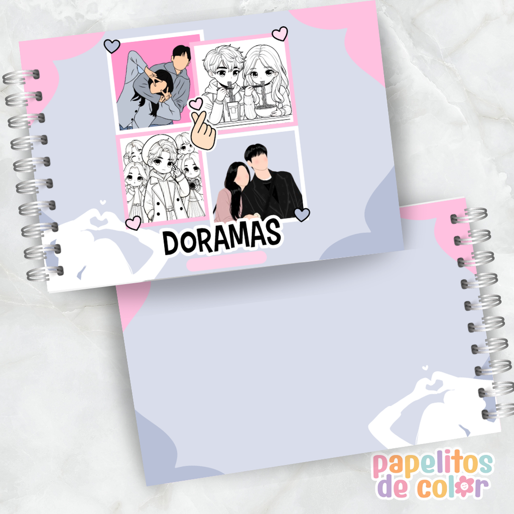 🎶📺 Libro para pintar Doramas 💖🎨