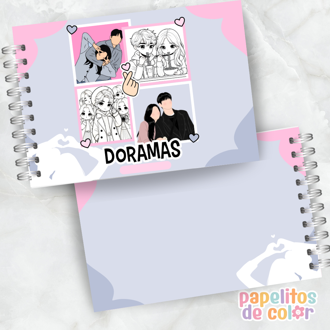 🎶📺 Libro para pintar Doramas 💖🎨