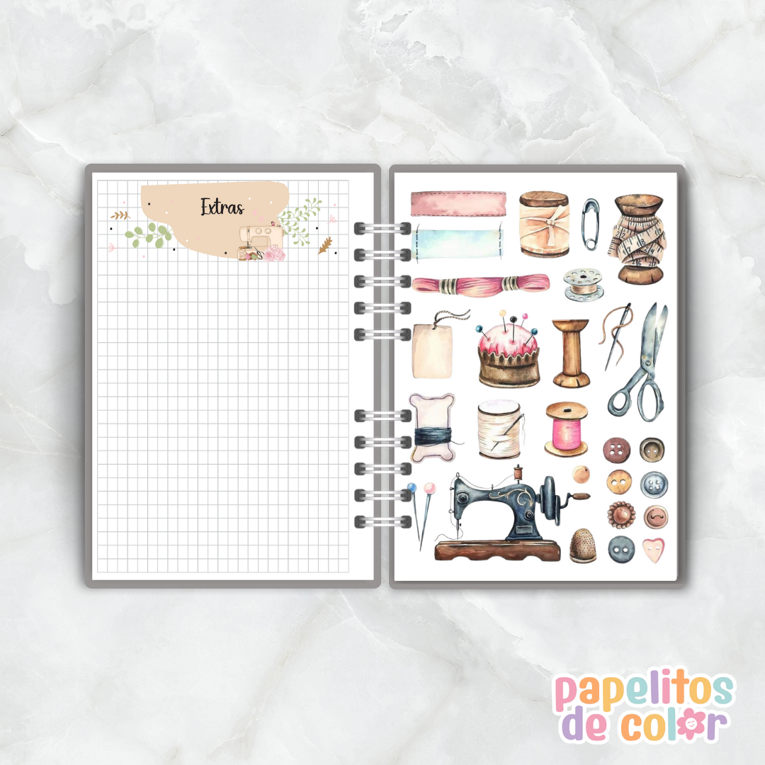 🧵Planner Perpetuo Costura ✂️✨