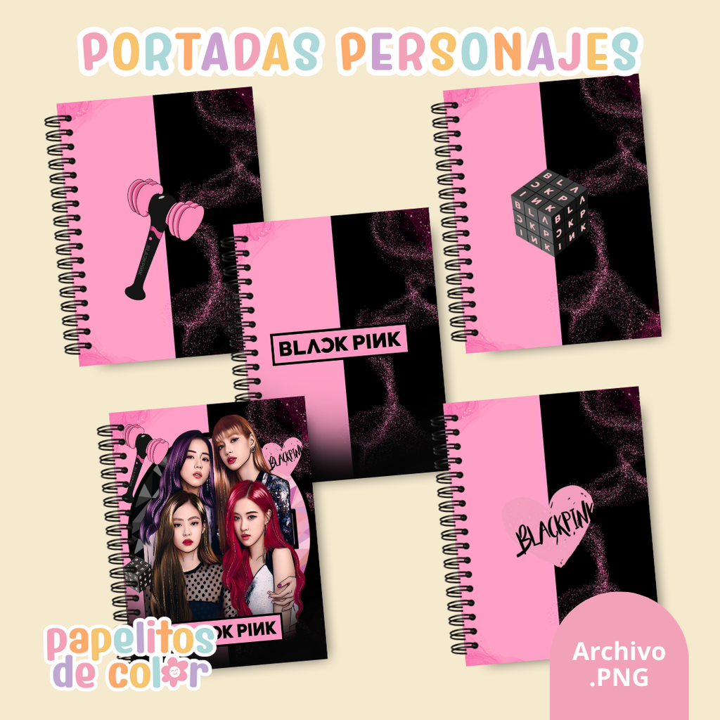 📚✨ Combo Portadas Personajes – Vol. 12 💖🎨