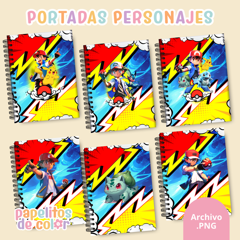 📚✨ Combo Portadas Personajes – Vol. 11 🎮✨
