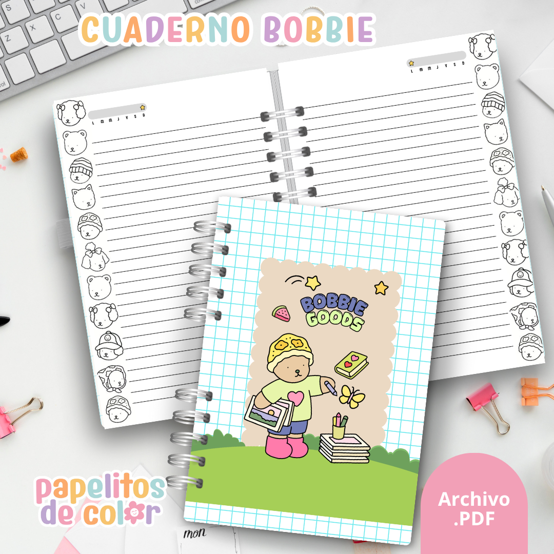 🐻✨ Cuadernos Bobbie Goods – Colección ✨🐻