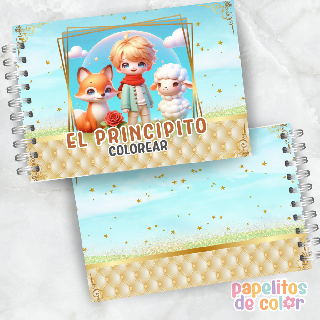 🌟🎶 Libro para pintar El Principito Vol. 2 🌙🎨