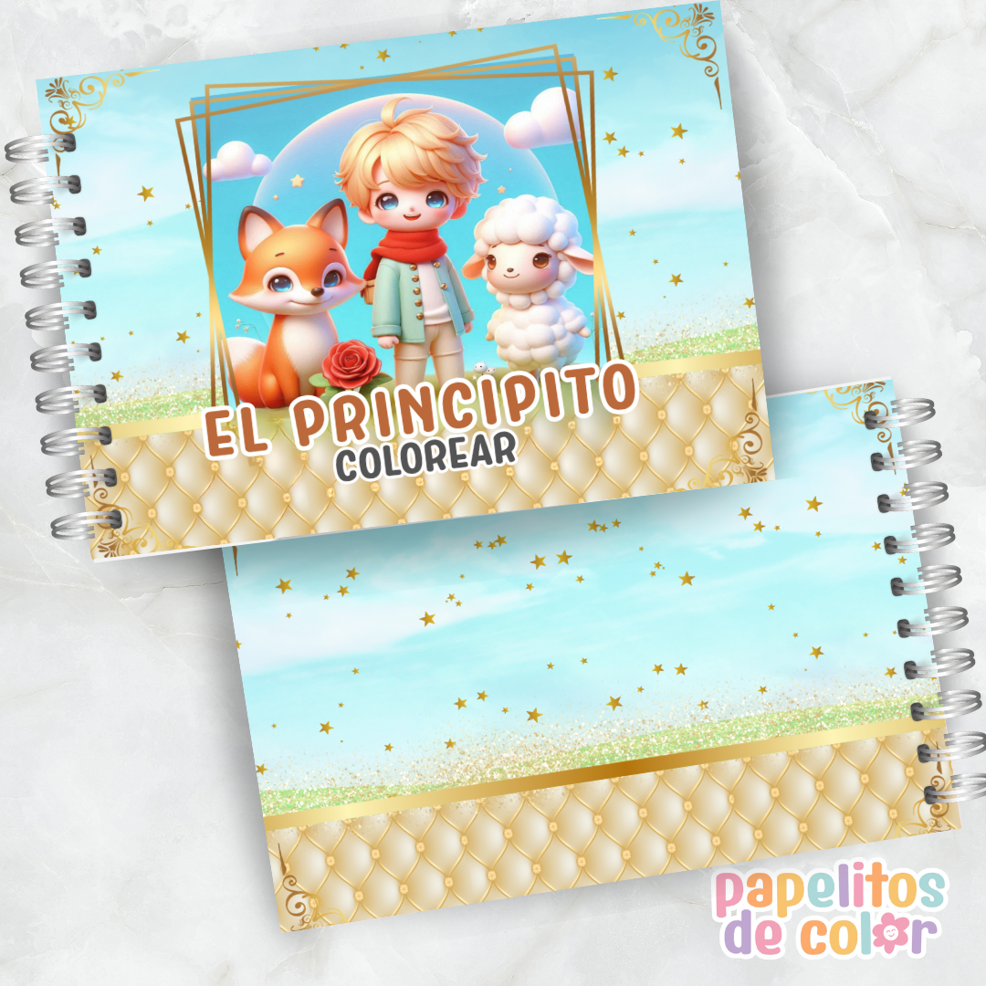 🌟🎶 Libro para pintar El Principito Vol. 2 🌙🎨