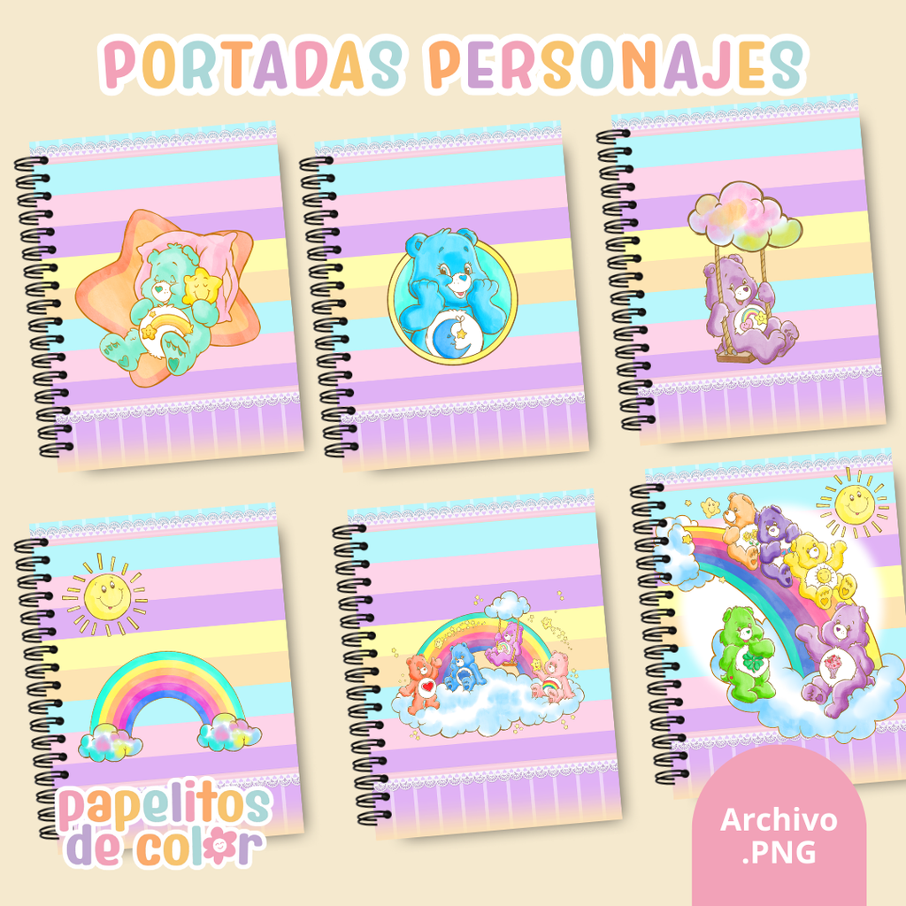 📚✨ Combo Portadas Personajes – Vol. 14 🌟🎨