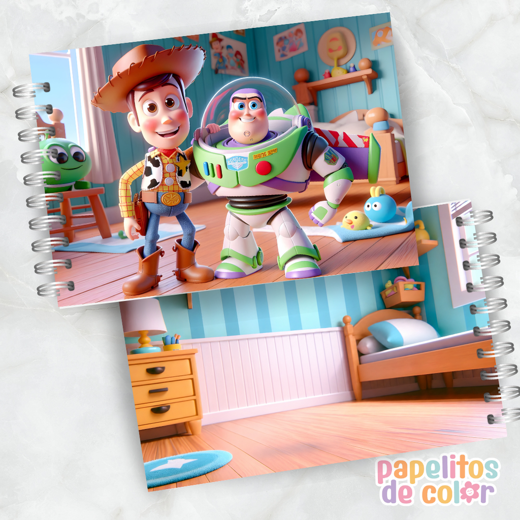 📚 Libro para Pintar Toy Story🖍️