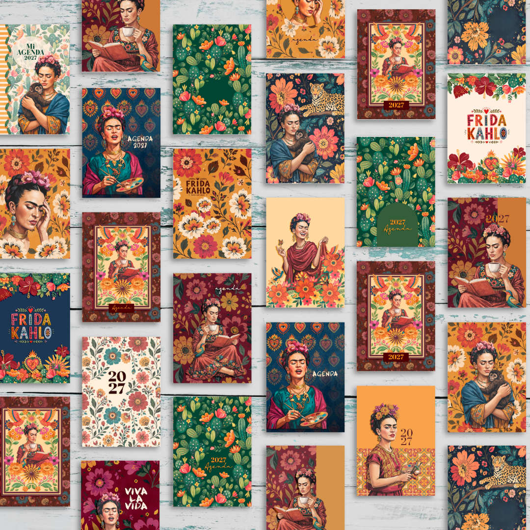 🌺📚 Pack 35 Portadas Frida ✨💖