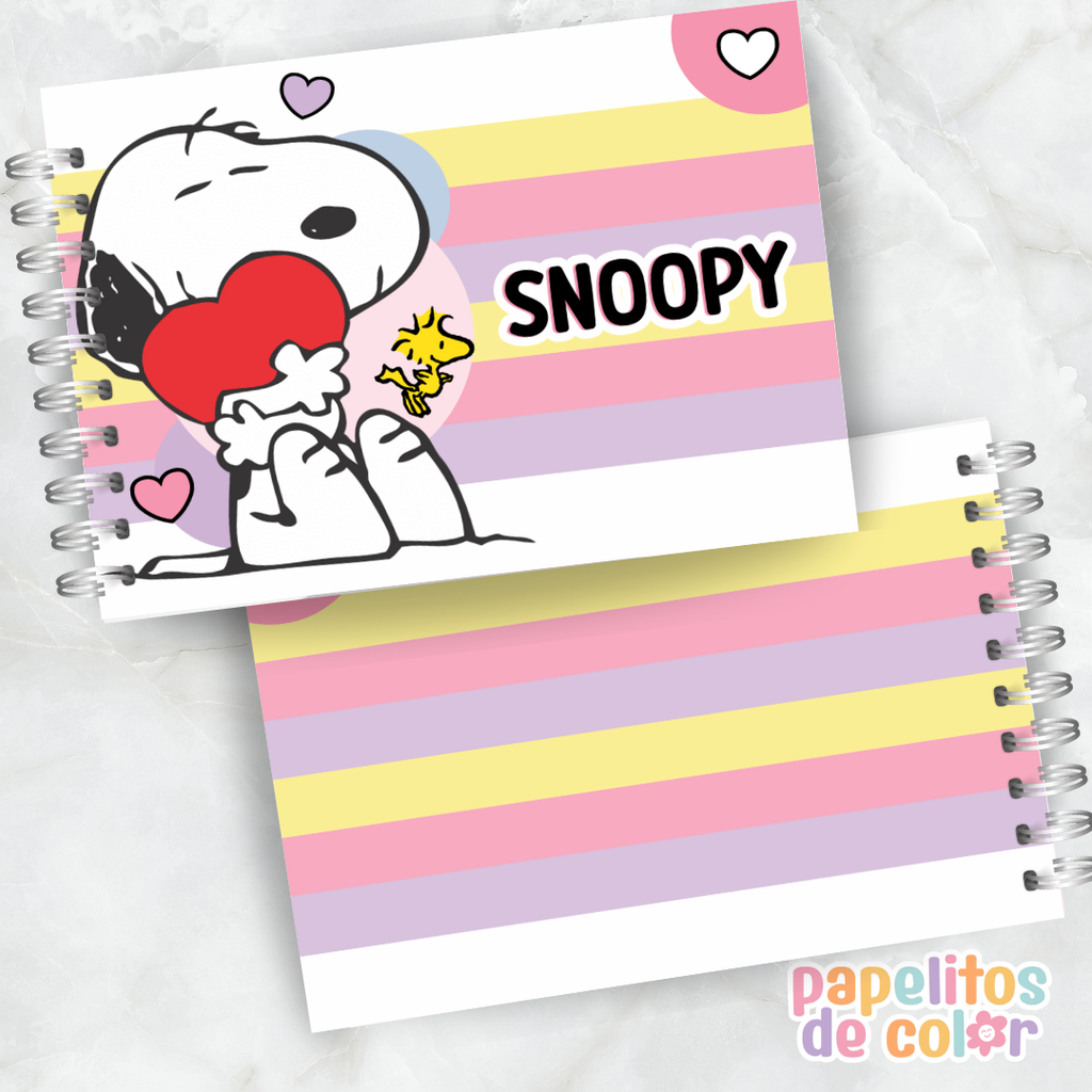 🐶✨ Libro para Pintar Snoopy 🎨💖