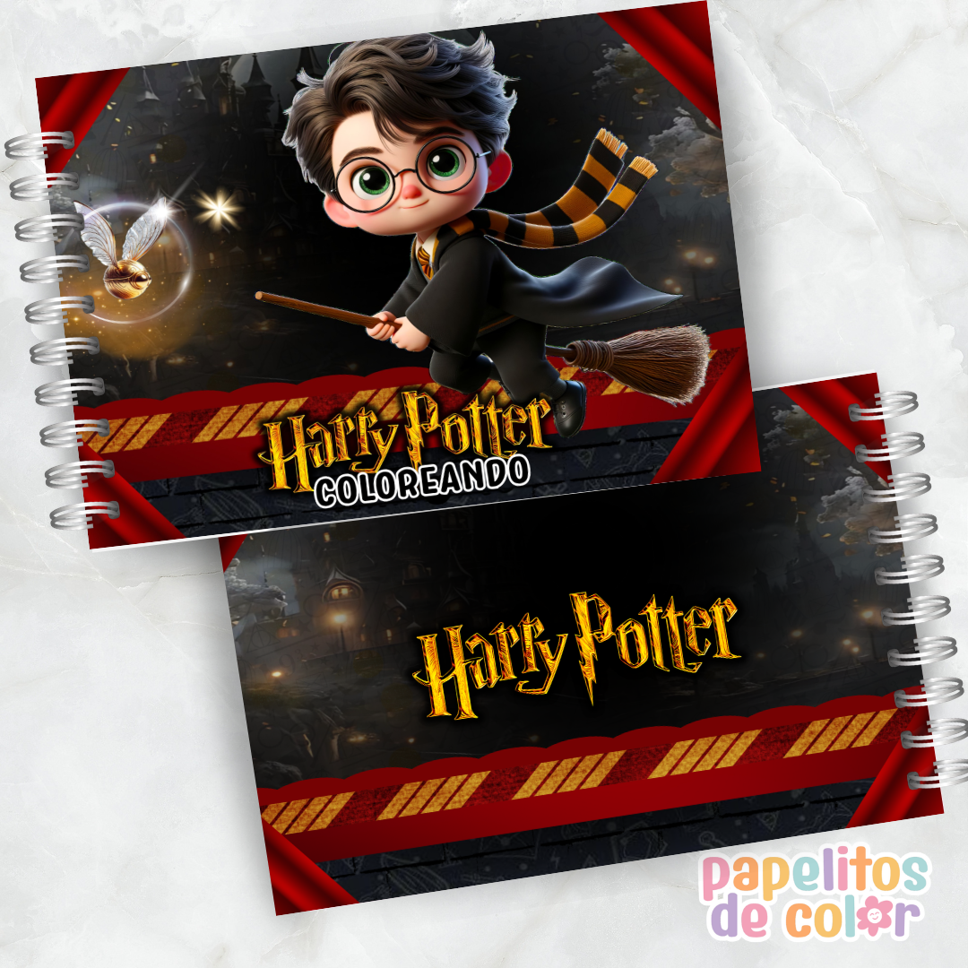 🪄✨ Cuaderno para pintar Harry Potter ✨📖