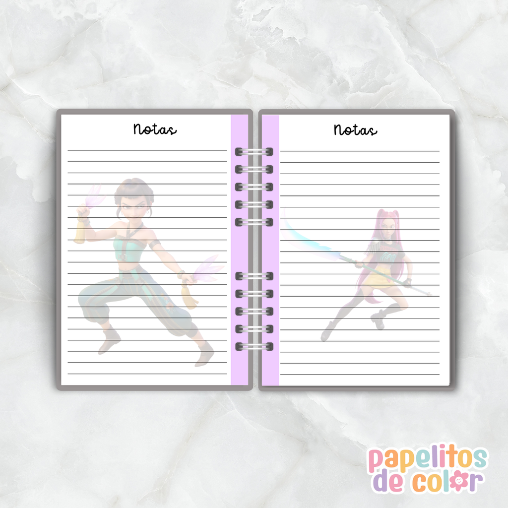 📔 Agenda Guerreras K-Pop 2026 ✨