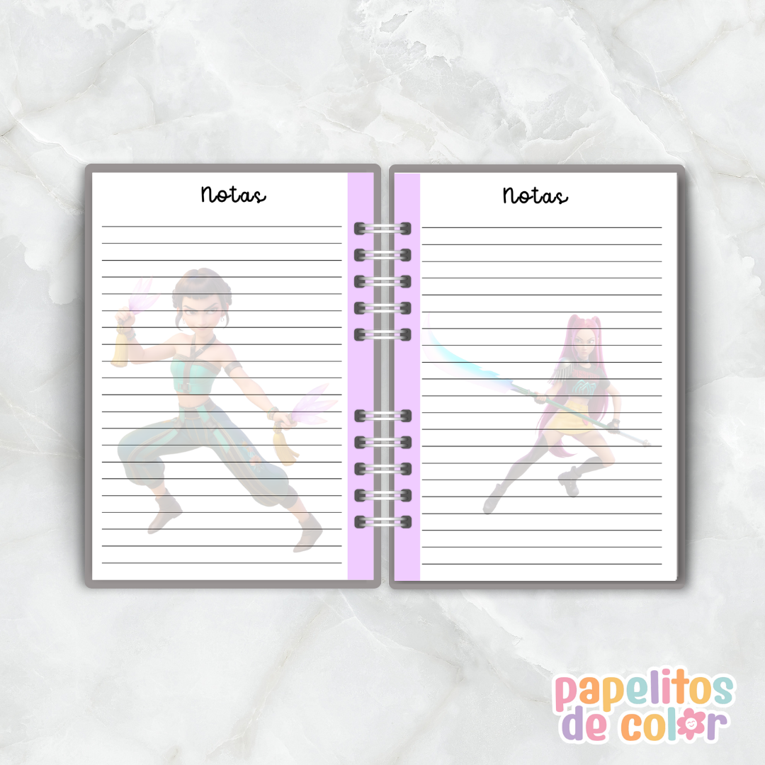 📔 Agenda Guerreras K-Pop 2026 ✨