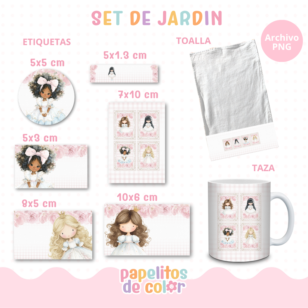 🌸26 - Set Jardín Cute🌿