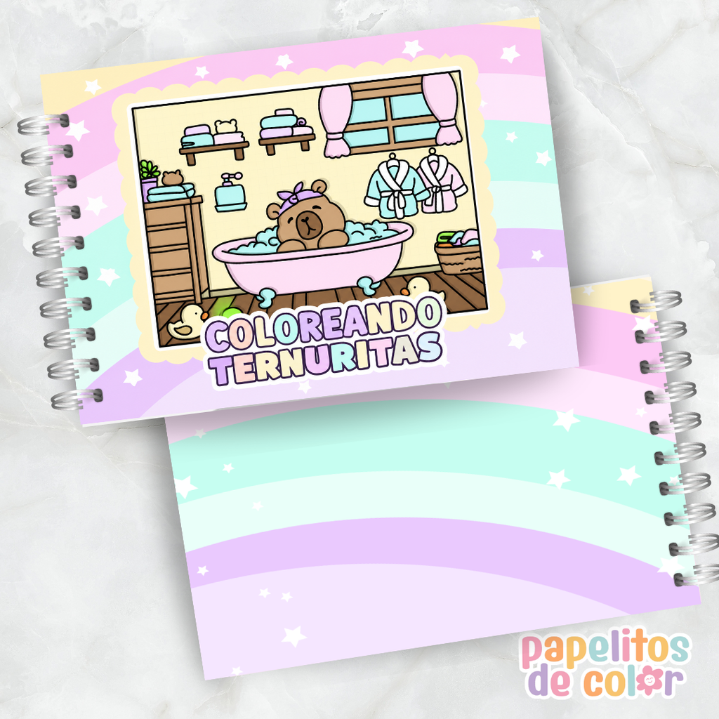 🎨 Libro para Pintar de Ternuritas 🧸🌸💖