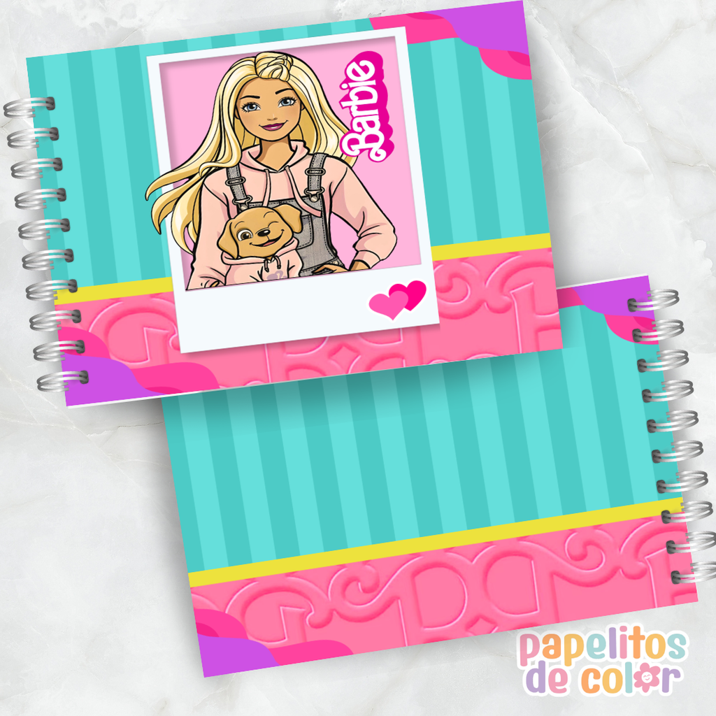 💖🎶 Libro para pintar Barbie 👗🎨
