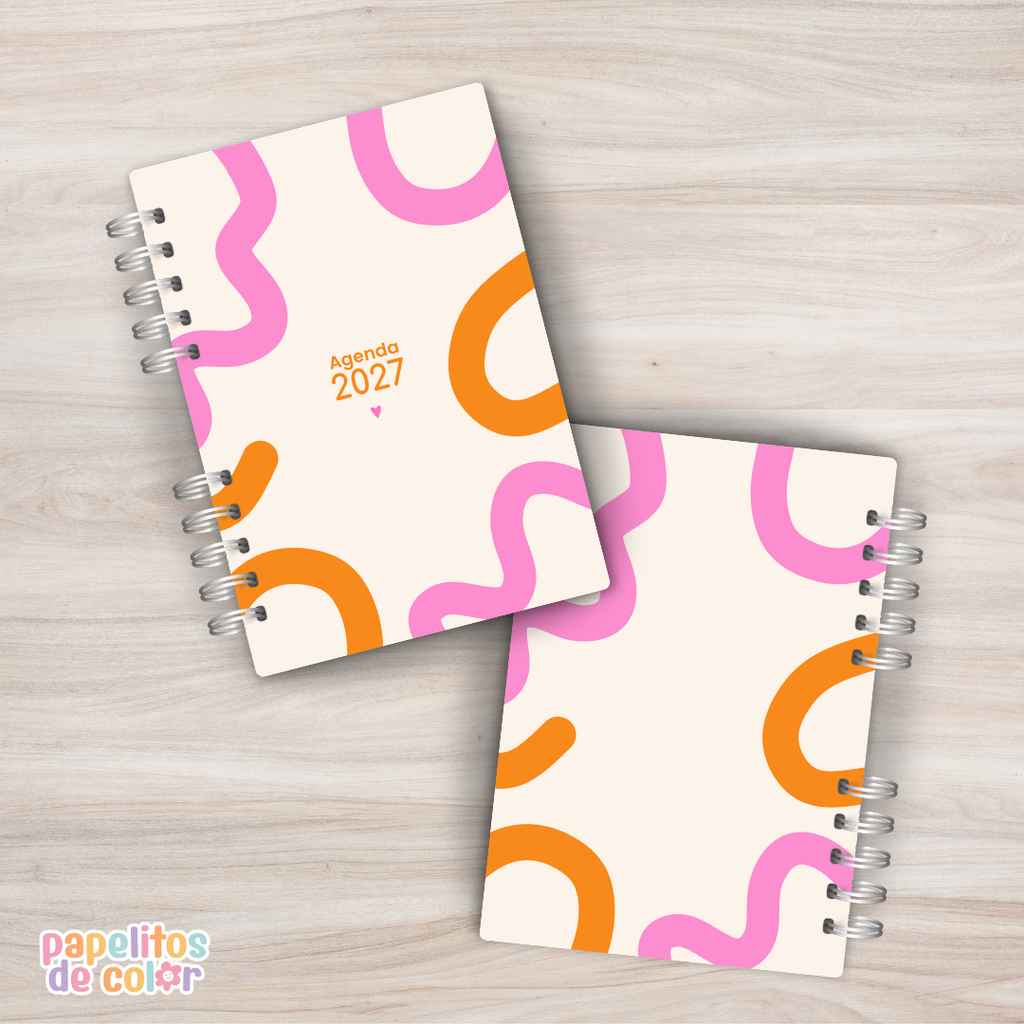 🌿✨ Agenda Comforta – 2 Días por Página 2027  📖💛