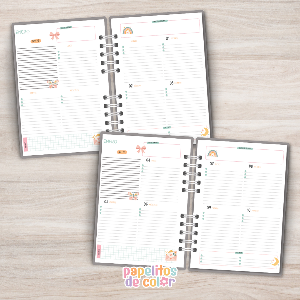 ✨ Agenda Delicatessen 2027 – Semanal 📖💖