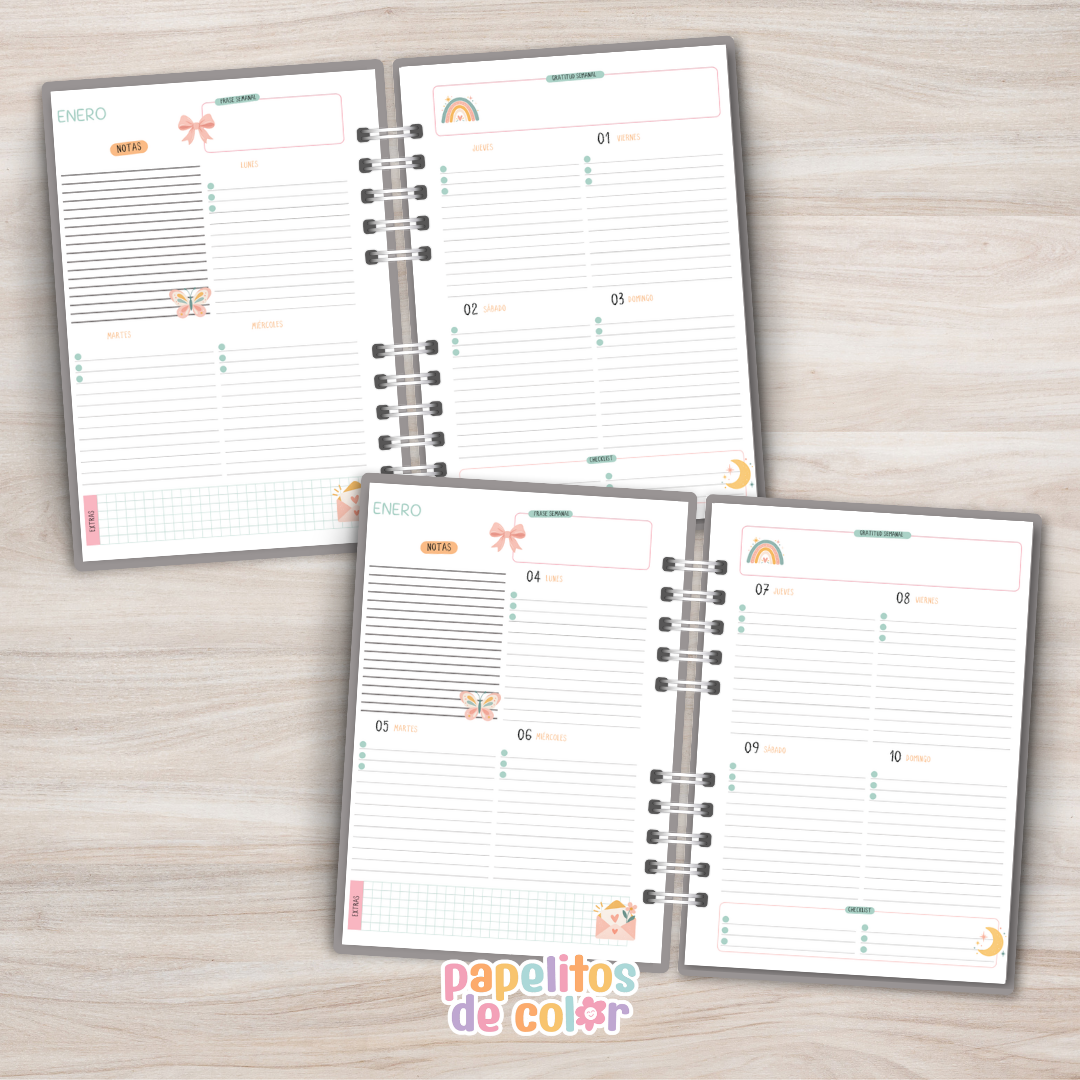 ✨ Agenda Delicatessen 2027 – Semanal 📖💖