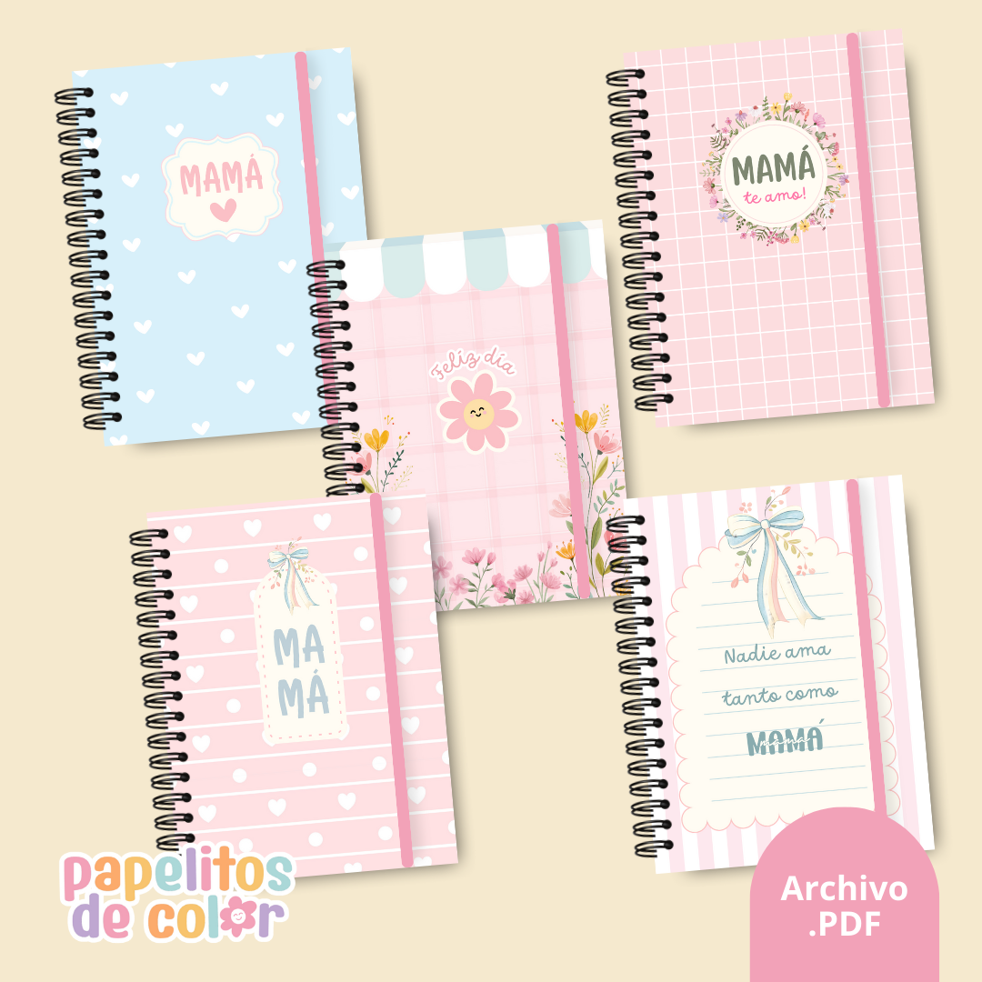 Pack de 25 Portadas para Mamá 🌸✨