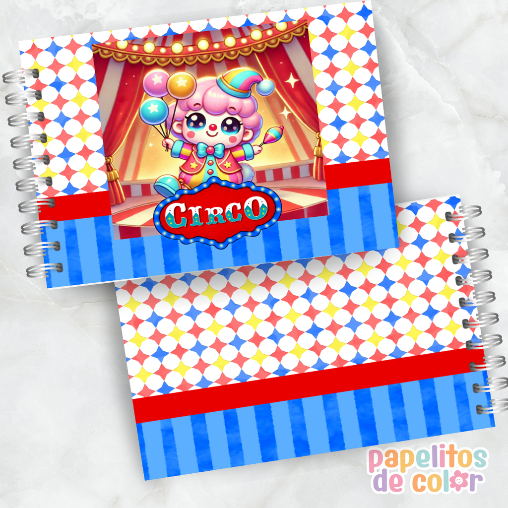 🎪🎶 Libro para pintar Circo 🤹‍♂️🎨
