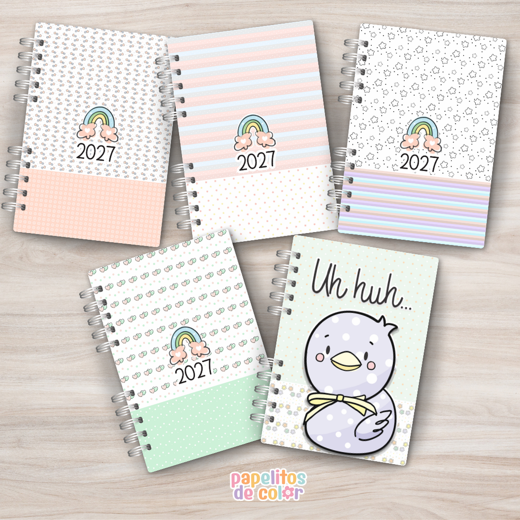 🎒 Agenda Escolar - Semanal 2027 ✨