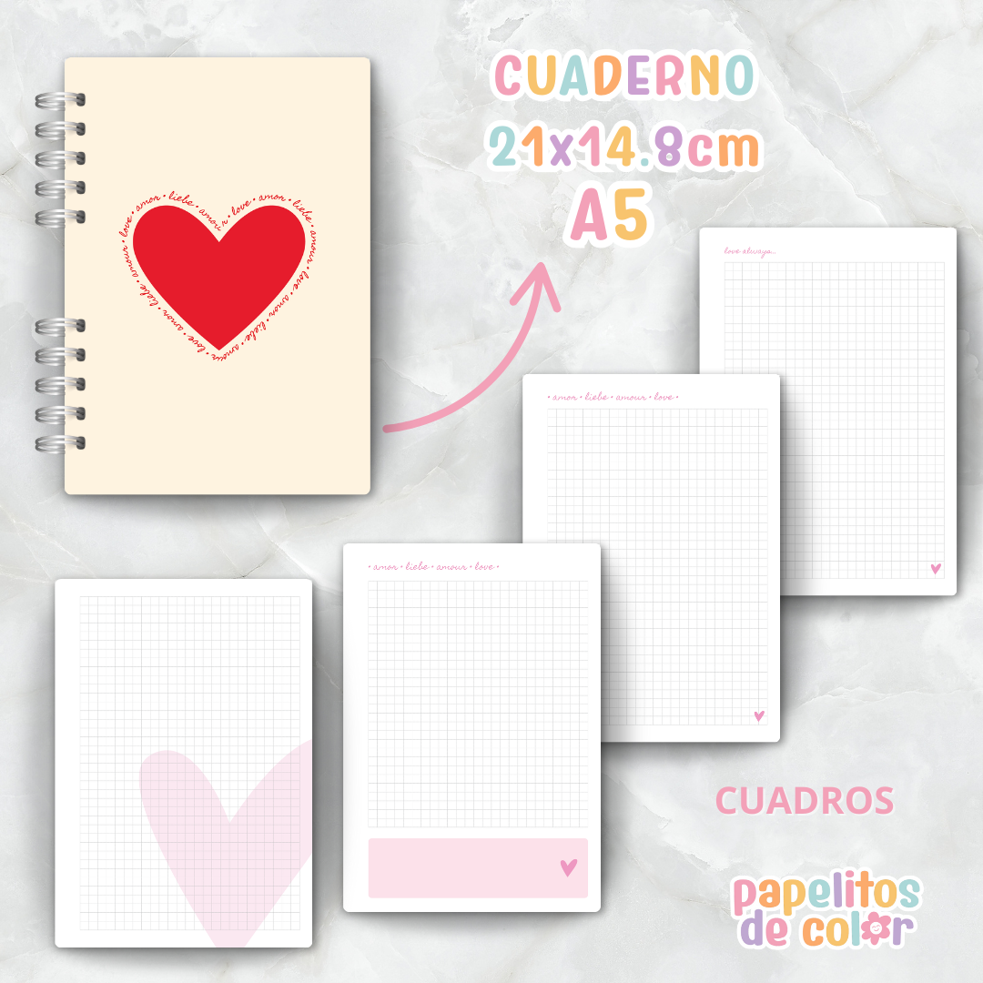 💖 Cuadernos Love 💖