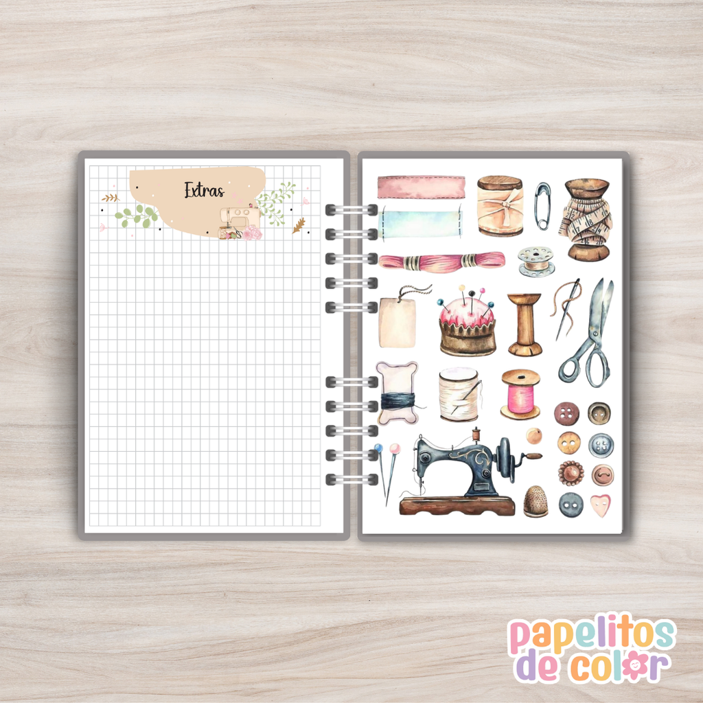 🧵Planner Perpetuo Costura ✂️✨